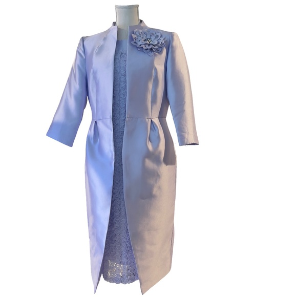 #A299 TALLY TAYLOR TIMELESS GLAMOUR LAVENDER MOTHER OF THE BRIDE 2PC SET NWOT 12 - Picture 5 of 9